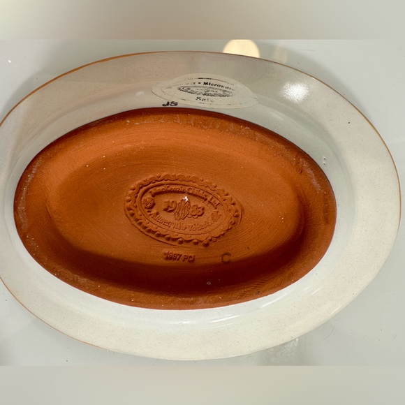 Mackenzie childs Ceramic Dish 6.5”  x 4.5” - Picture 2 of 3